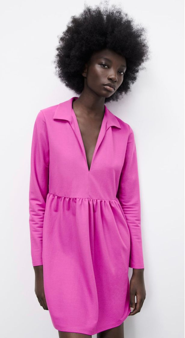Social Vestido rosa zara