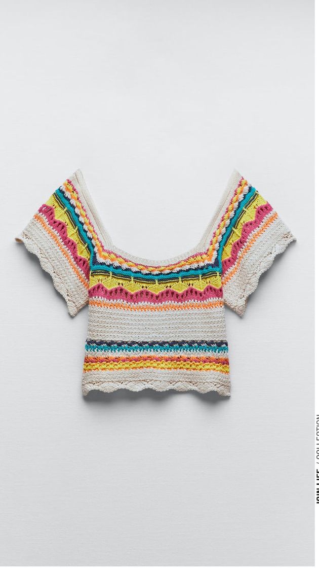 Social Top croché Zara 