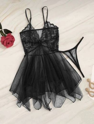 Sheer simples preto