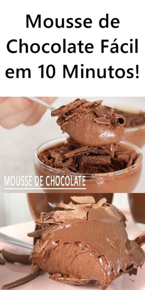 Social Mousse de chocolate 🍫 