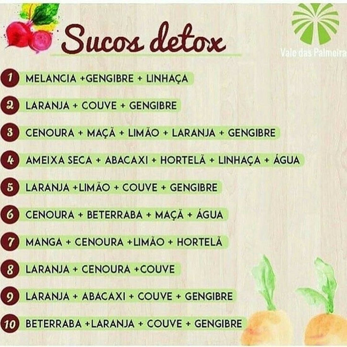 Moda suco detox 