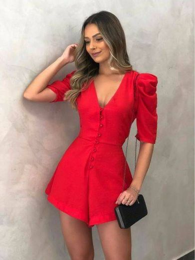 Look vermelho 