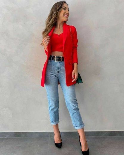 Looks com peças vermelhas 