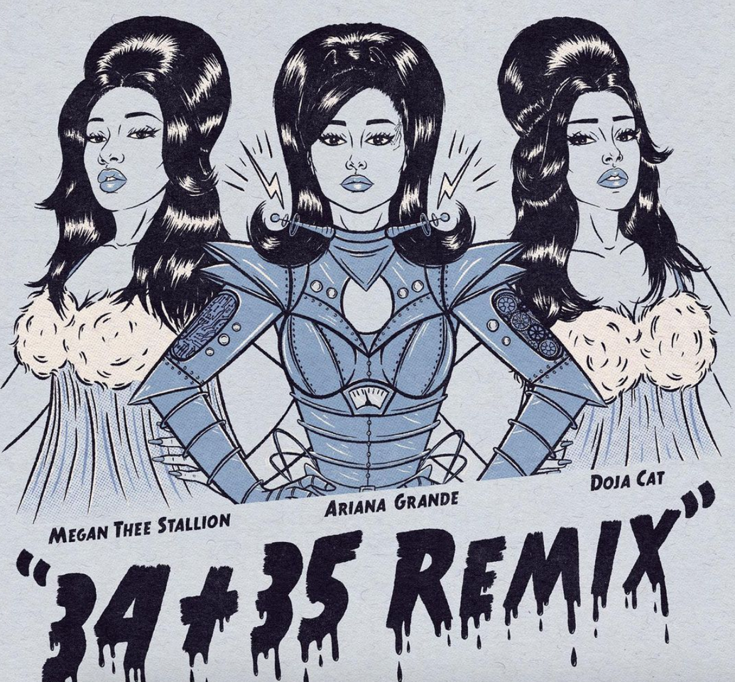 Music 34+35 Remix (feat. Doja Cat, Megan Thee Stallion) - Remix