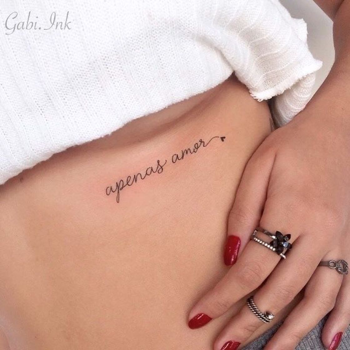 Moda Tatuagem frase delicada 