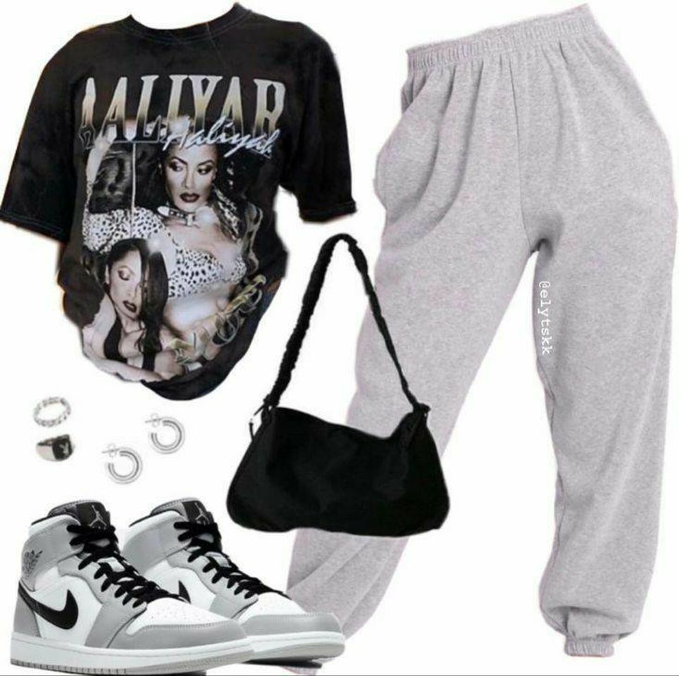 Moda grey outfit 🌚⚡