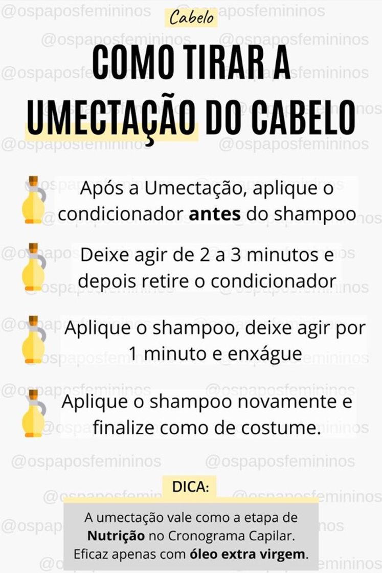 Moda Umectação