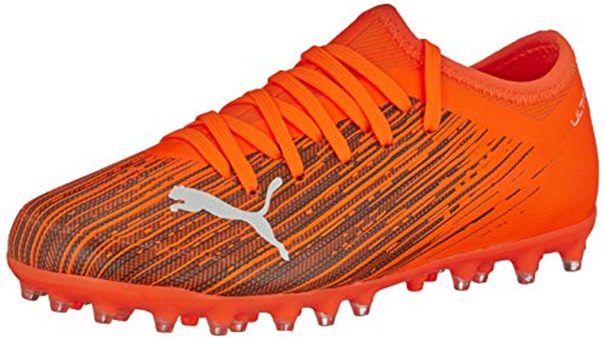 PUMA Ultra 3.1 MG JR, Zapatillas de fútbol, Naranja