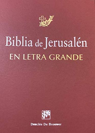 Biblia De Jerusalen Letra Grande