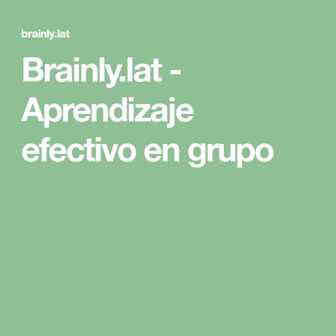 Moda Brainly.lat - Aprendizaje efectivo en grupo