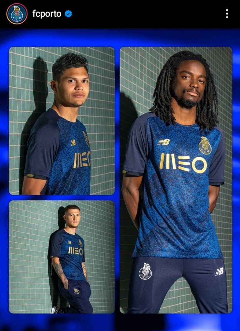 Fashion Ouro sobre Azul 😍 O novo equipamento alternativo F