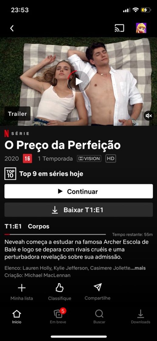 Series O preço da perfeição