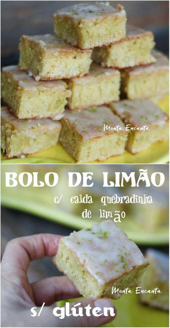 Moda Bolo de limão sem glúten