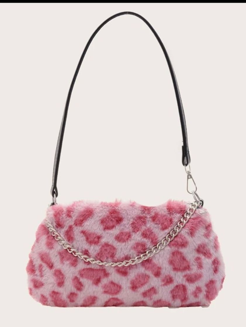 Moda Bolso leopardo rosa💖🐆