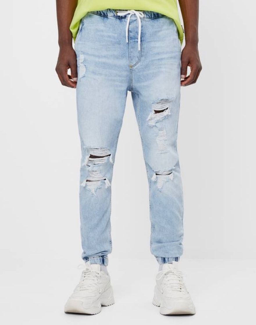 Fashion Ripped jogger jeans - Man