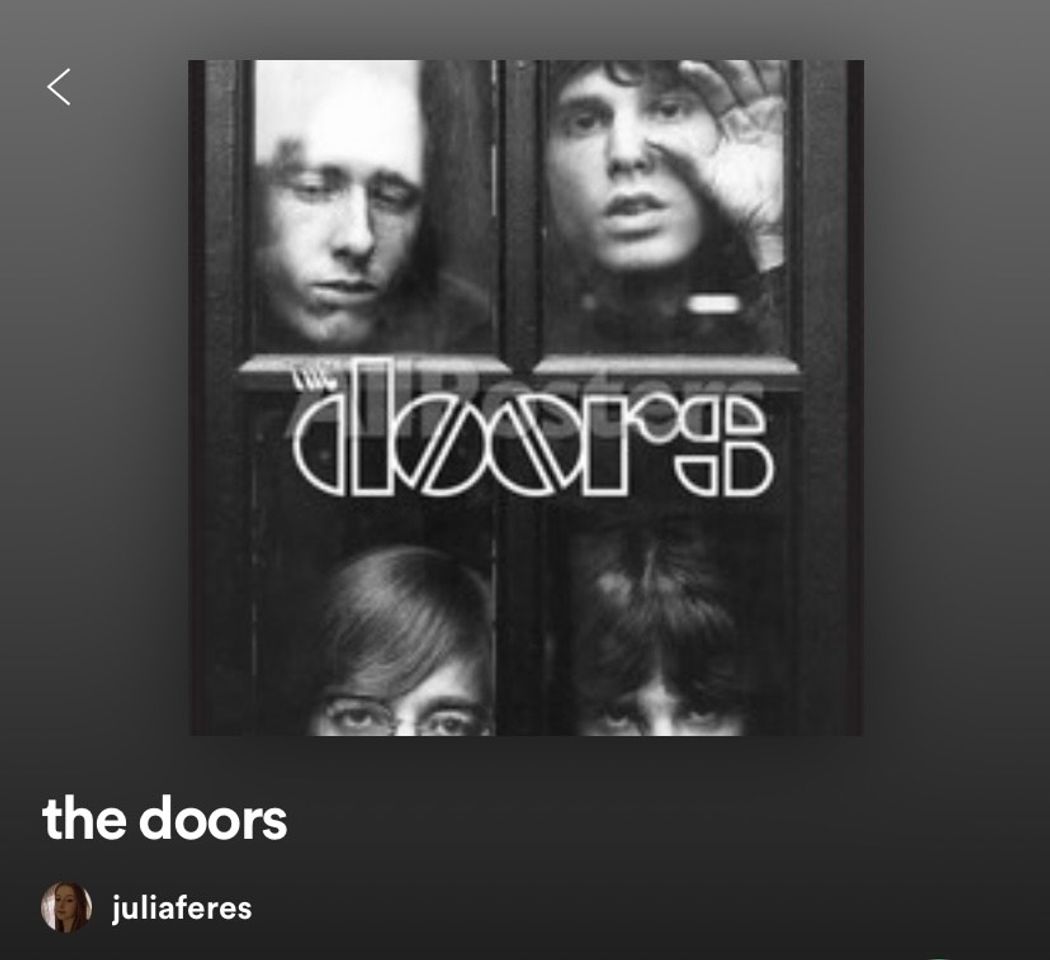 Moda playlist the doors juliaferes 