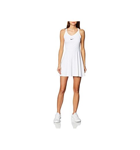 NIKE AV0724-100 Tennis Dress, Blanco