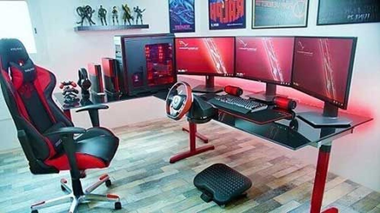 Moda Setup Gamer Vermelho