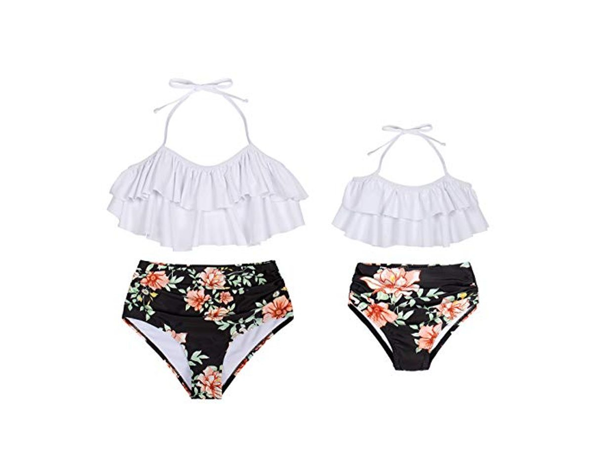 Moda AmzBarley Traje de Baño Bañador de Mujer Tankini Push up Dos Piezas