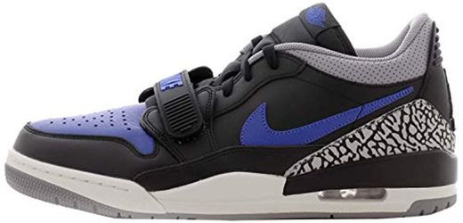Nike Air Jordan Legacy 312 CD7069-041, Tenis Bajas para Hombre, Negro/Azul Rey-Blanco-Gris