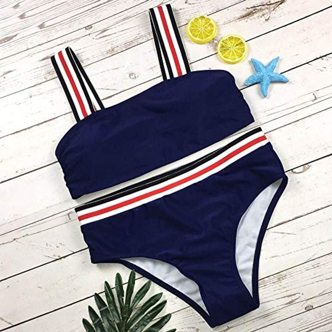 Social BENGKUI Bikini Cinta De Patchwork En Traje De Baño Traje De Baño