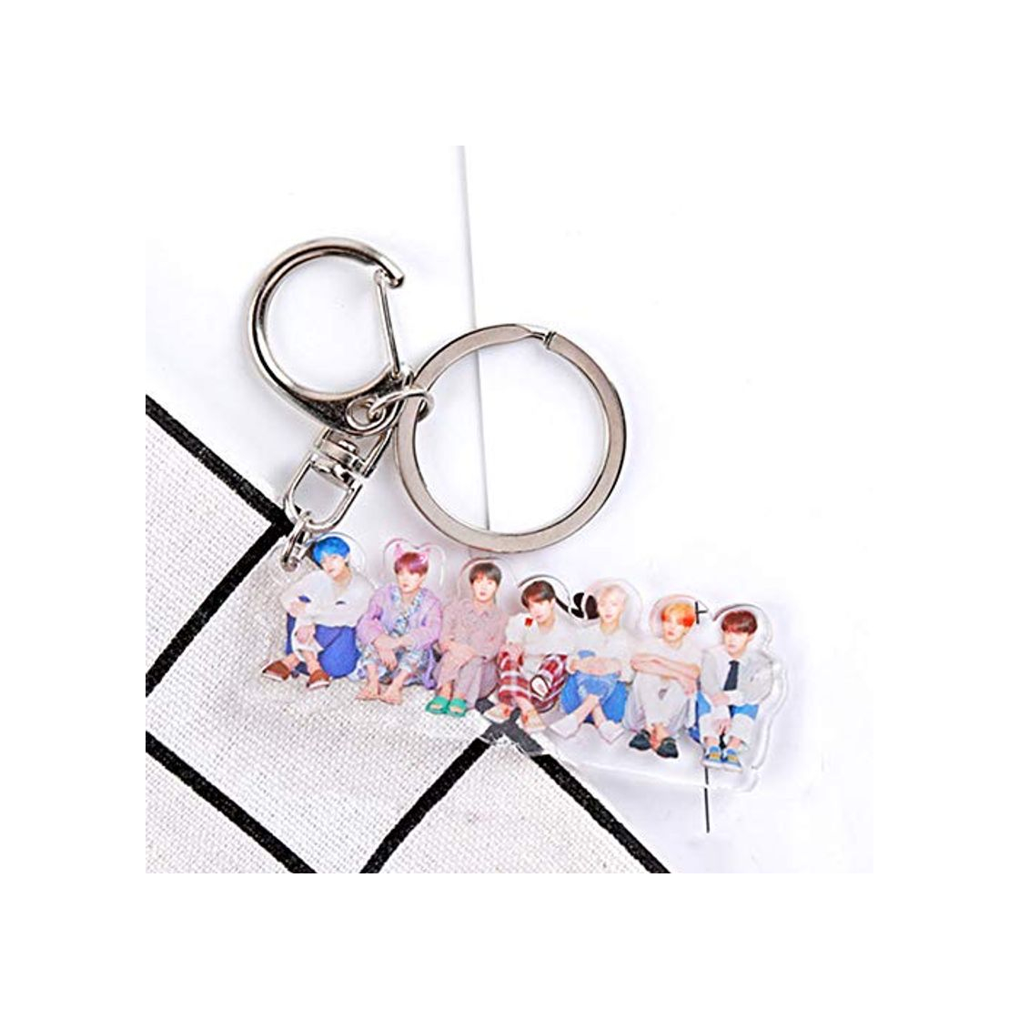 Social Fat Bear KPOP 5TH Muster Llavero Jungkook V Jimin Llavero Llavero Bolso