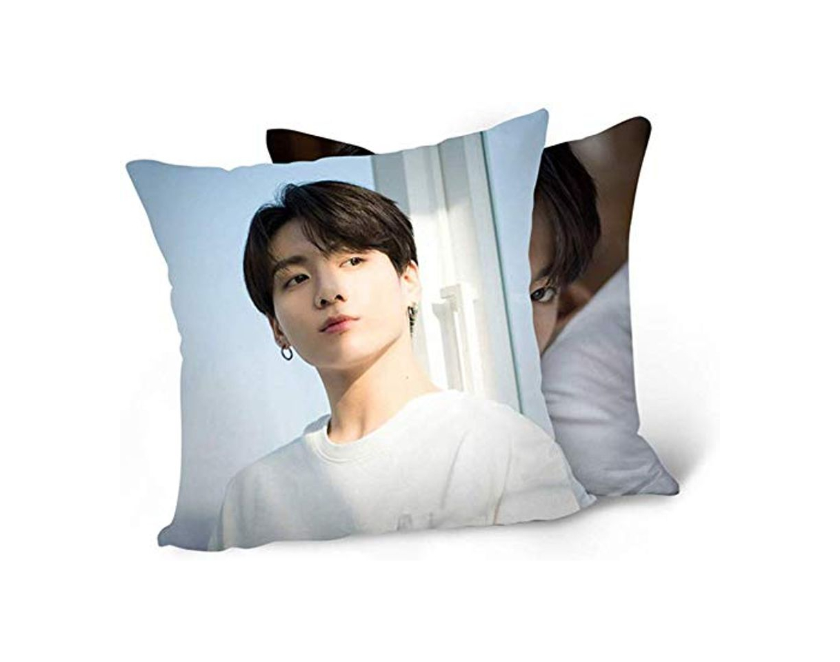 Social Zhenzhiao KPOP - Funda de almohada con estampado de doble cara