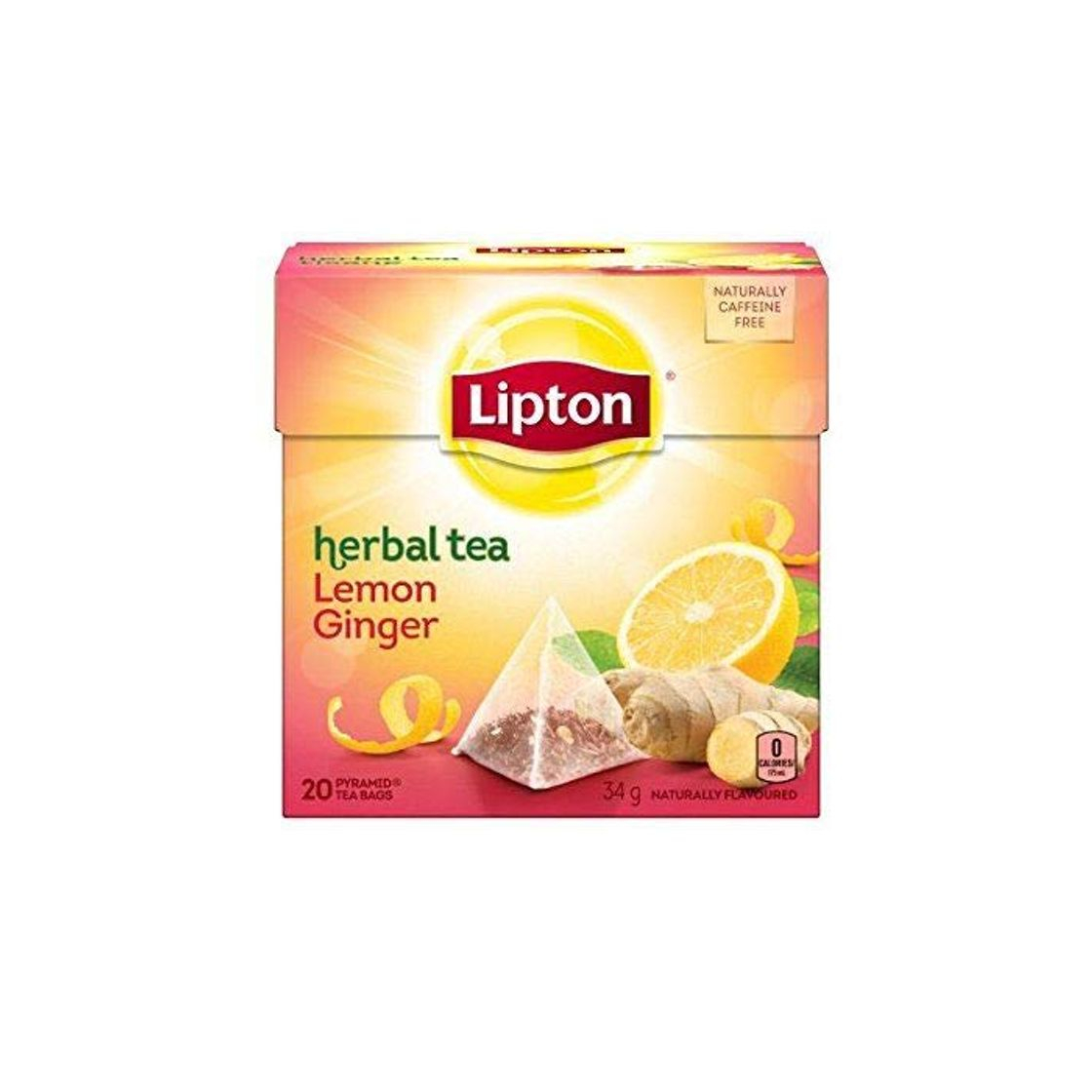 Productos Lipton Pyramids Lemon & Ginger Infusión