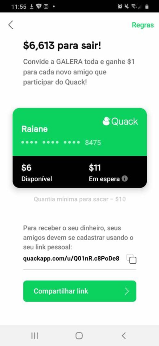 App App Quack Pagando 50reais