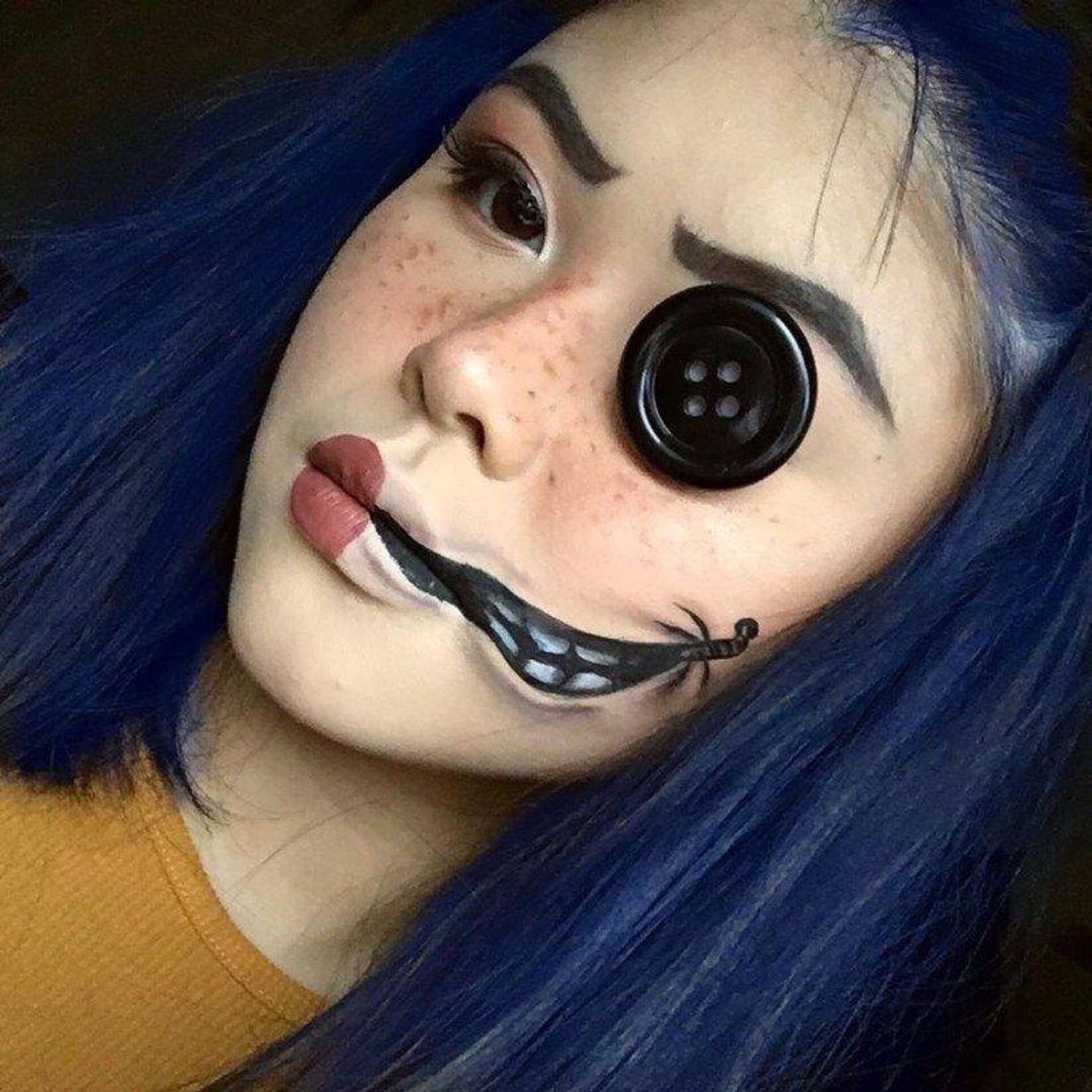 Fashion Maquiagem Coraline 