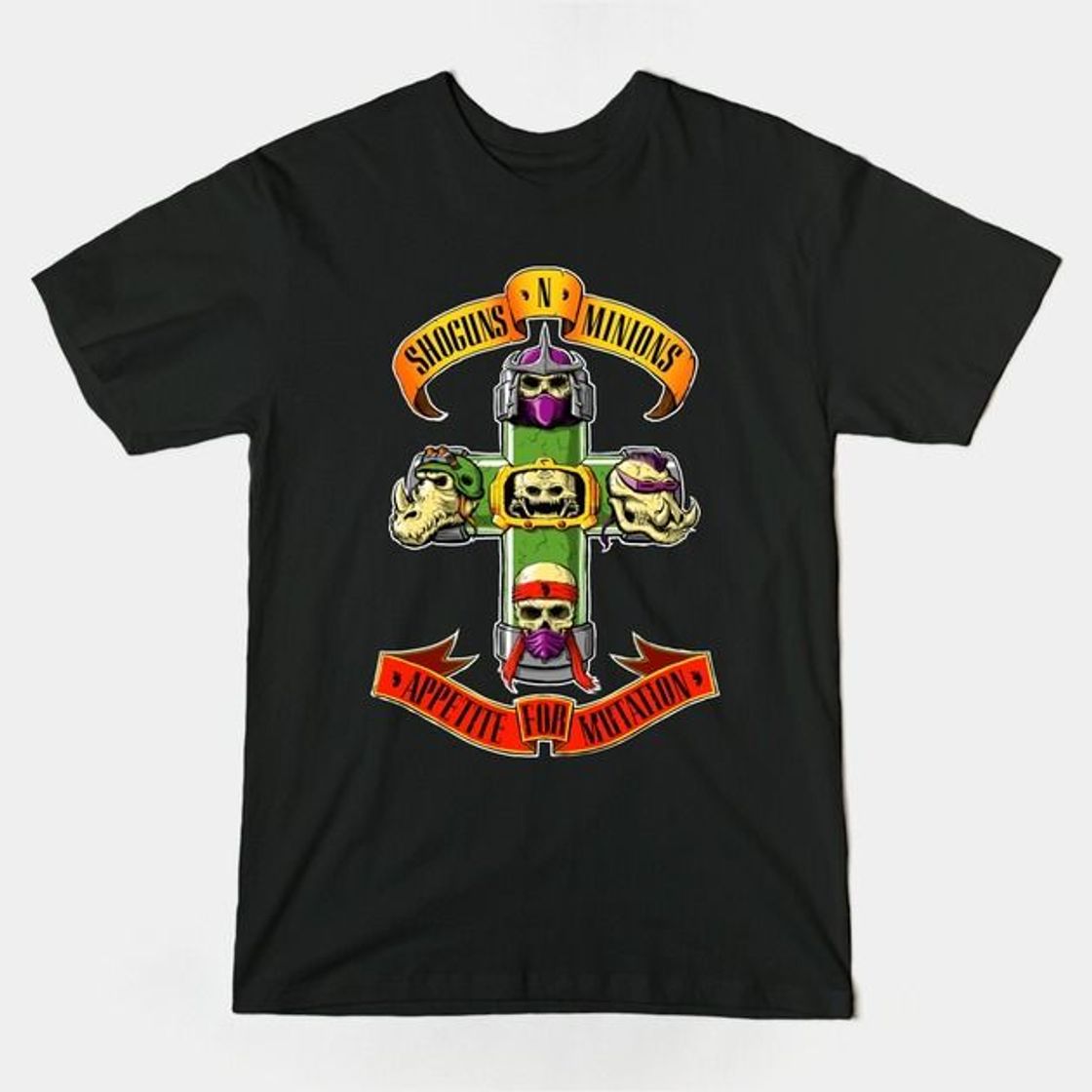 Moda Camiseta Tartarugas Ninja Appetite for mutation