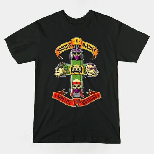 Camiseta Tartarugas Ninja Appetite for mutation