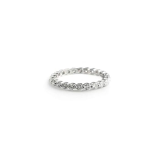 Anillo Eternity Girodito de oro 18 kt 750 y diamantes 1