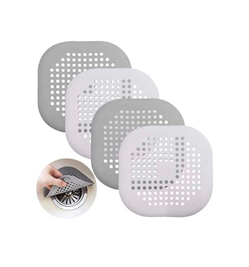 Social 4 piezas Silicona Protector de drenaje con lechón Senhai Colador fregadero Ducha