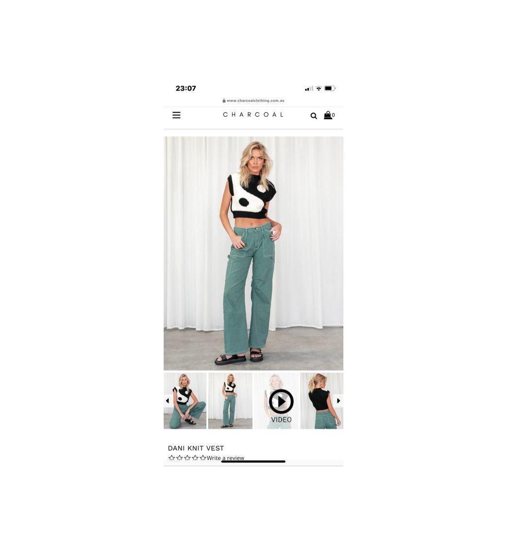 Social DANI KNIT VEST
