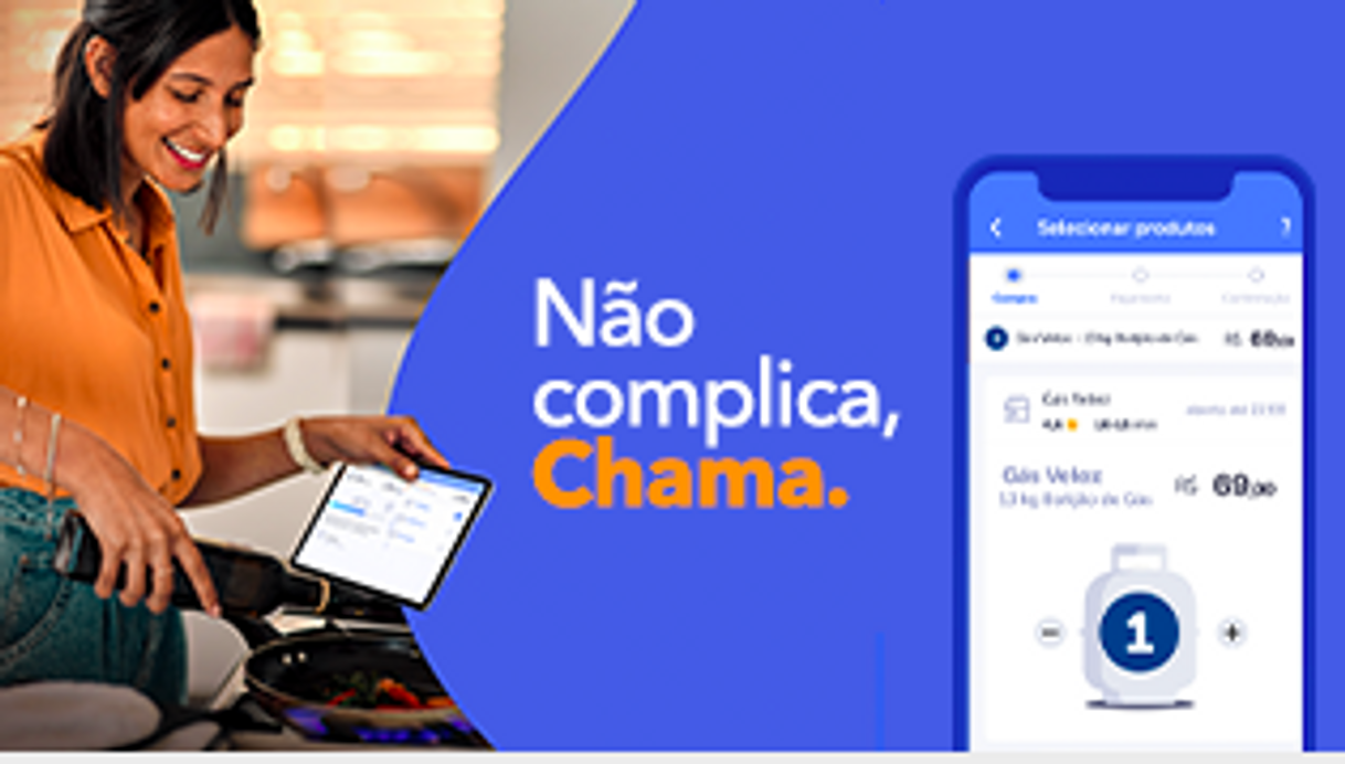 App Chama Gás com desconto