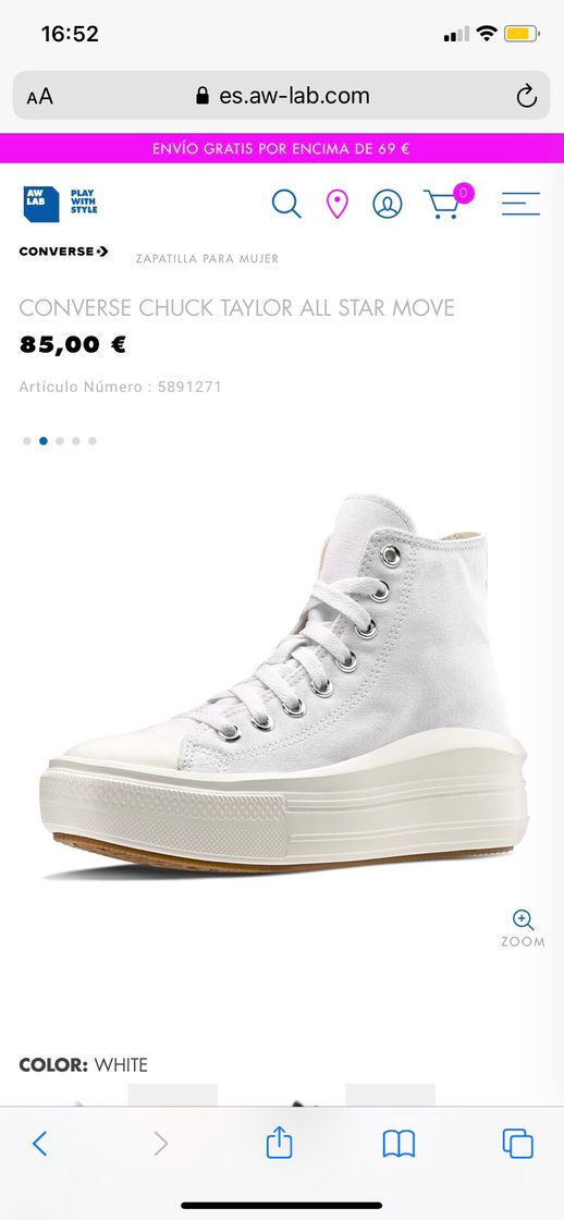 Moda Converse Chuck Taylor All Star Move