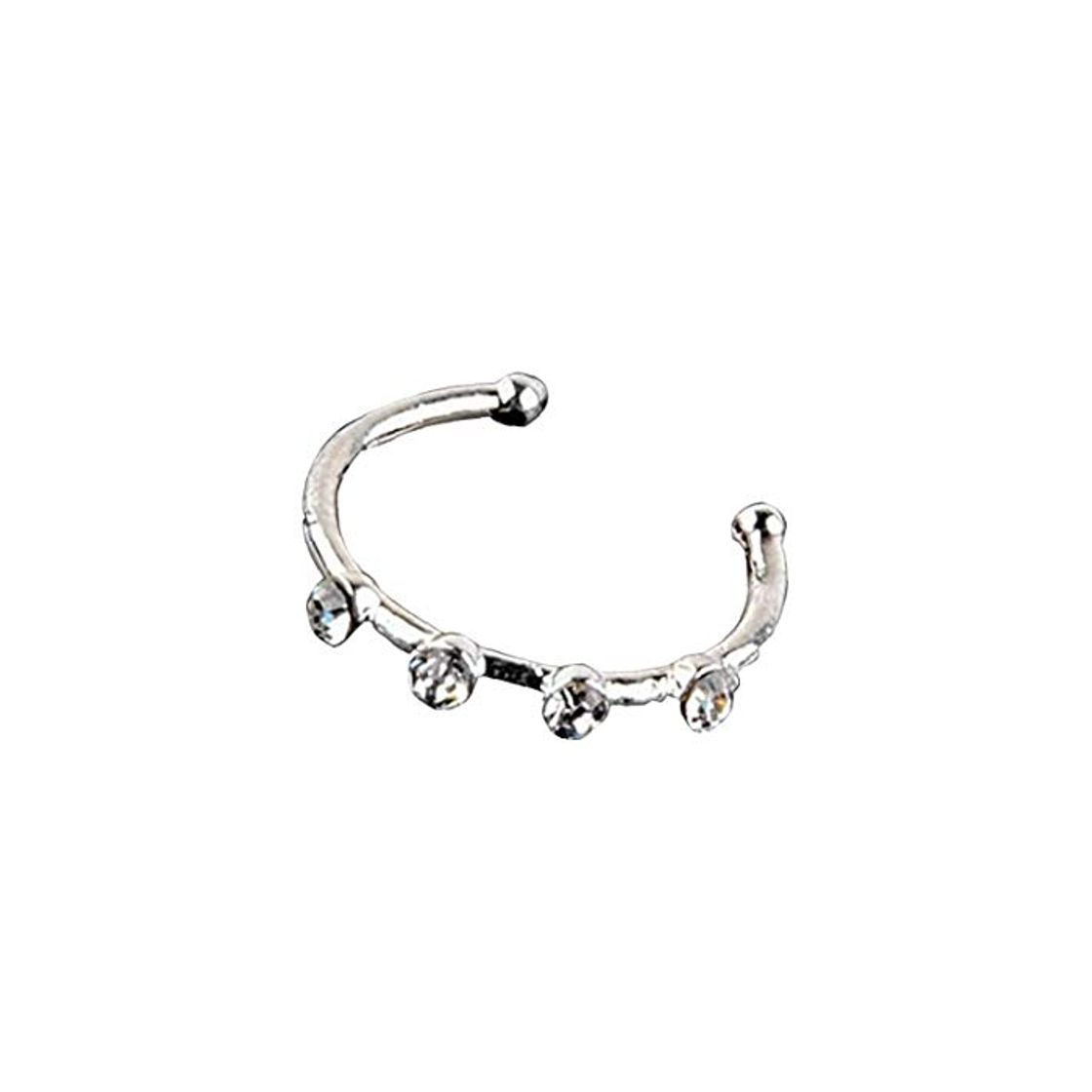 Moda Nariz Nariz joyería del Acero Inoxidable de los Pernos prisioneros de los Anillos Piercing Pin Cuerpo de Cristal Personalizado Anillo de la Astilla Herramientas de Cuidado de la Piel