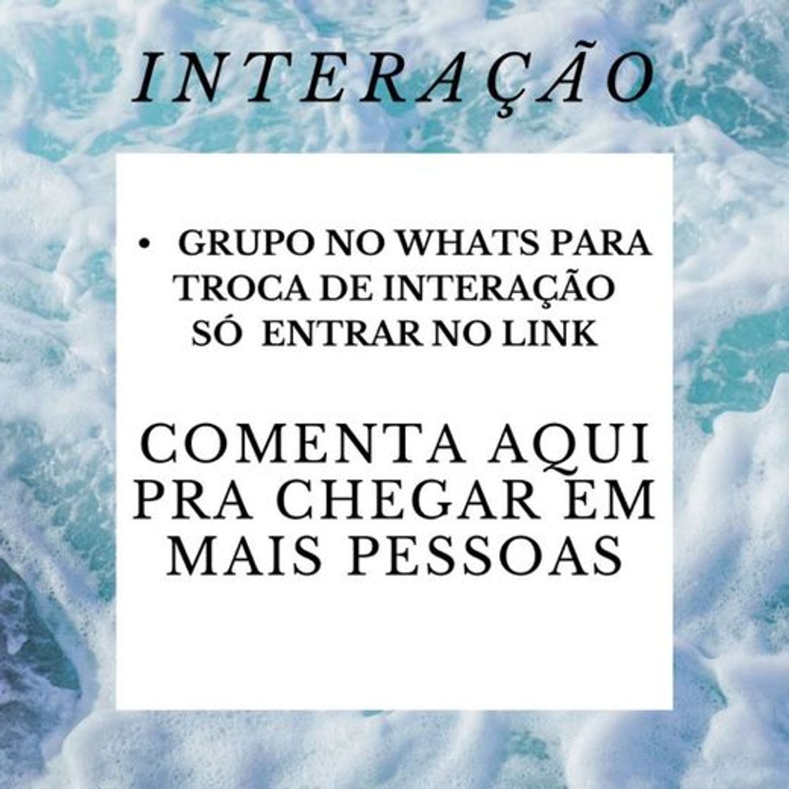 Social GRUPO DE INTERAÇÃO 🦄💸