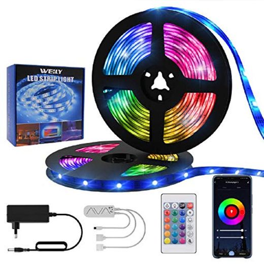 Weily 15M Rgb Tiras Led Multicolor Control Remoto Tiras Led