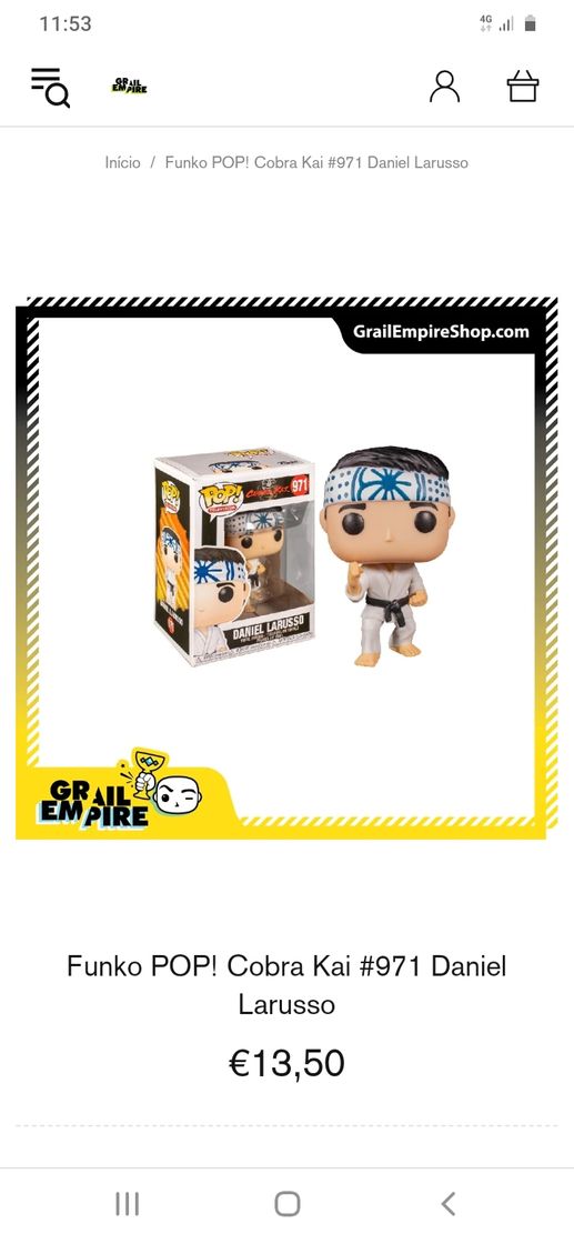 Fashion Funko pop cobra kai Daniel Larruso #971