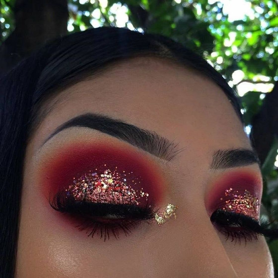 Fashion Vermelho com glitter ✨ 