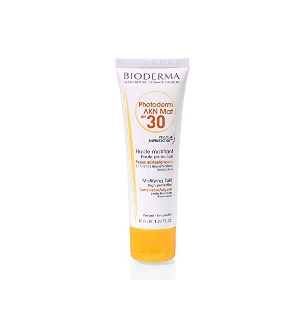 Beauty Bioderma Photoderm AKN Mat Fluide SPF 30 crema de protección solar Cara