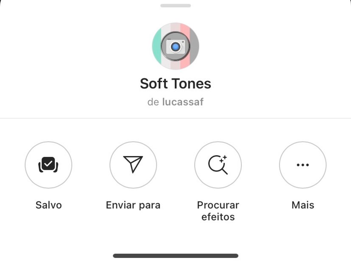 Moda efeitos insta