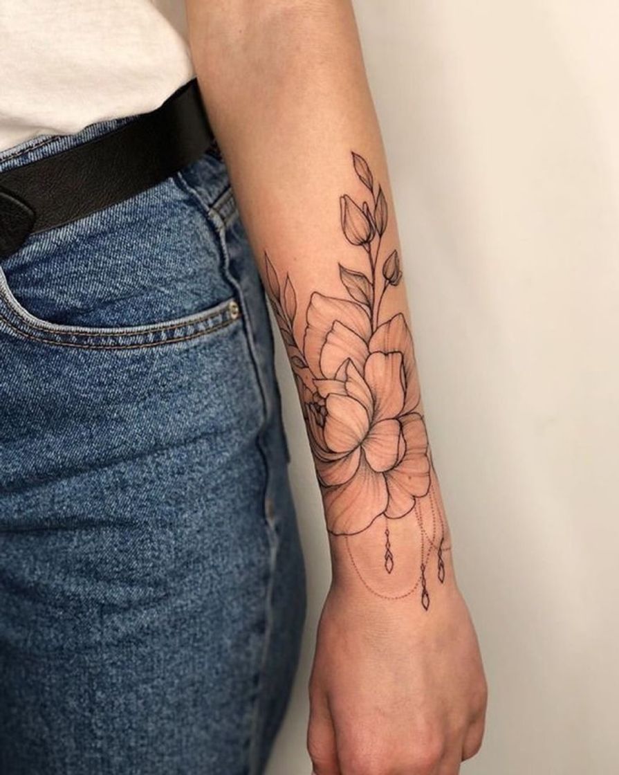 Moda Tatuagem no braço Flores