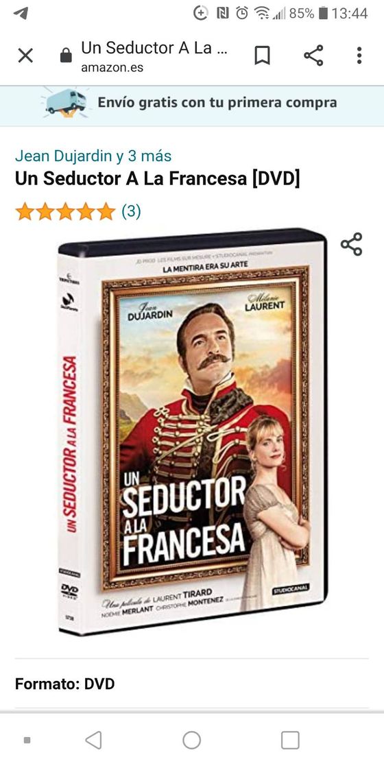 Películas Un Seductor A La Francesa [DVD]: Amazon.es: Jean Dujardin ...