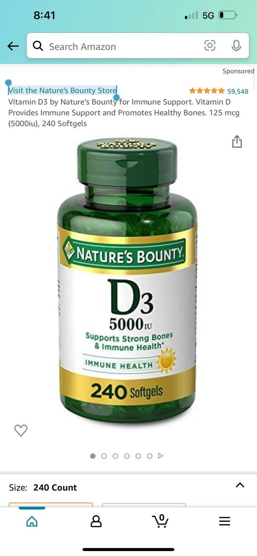 Social Visit the Nature's Bounty Store