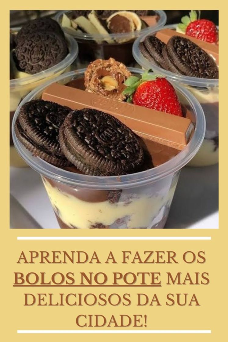 Fashion Aprenda a fazer bolo de pote gourmet deliciosos!! 