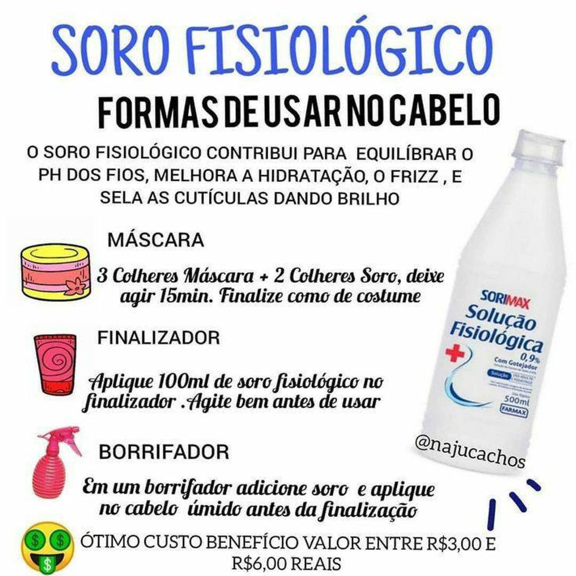 Fashion Formas de usar soro fisiológico 