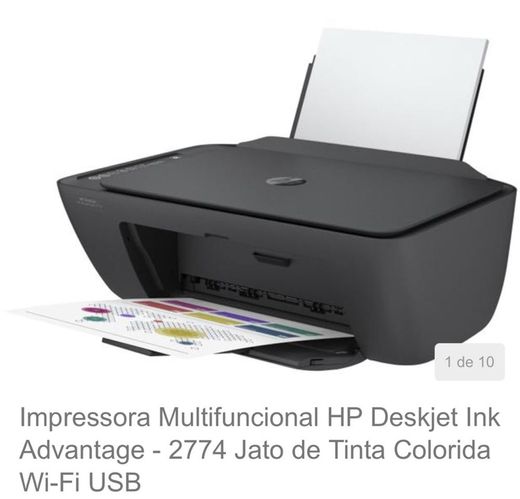 Impressora Multifuncional HP Deskjet Ink Advantage - 2774 Ja
